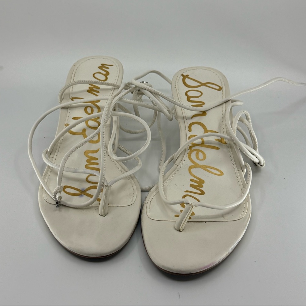 Sam Edelman Cream Strappy Sandals